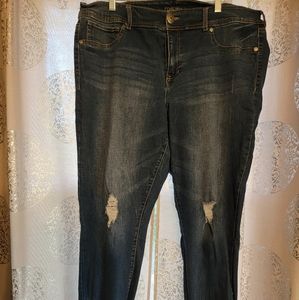 Plus Size Maurices Women's Distressed Jeans